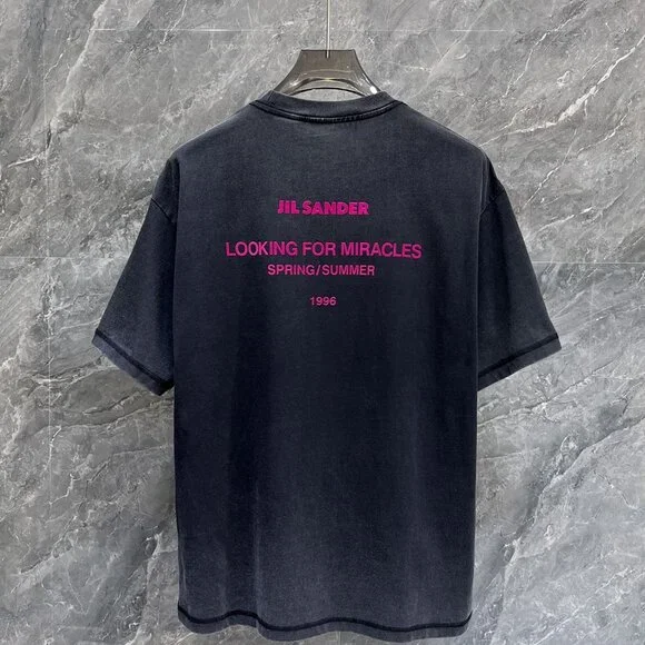 Jil sander new short-sleeved round neck T-shirt